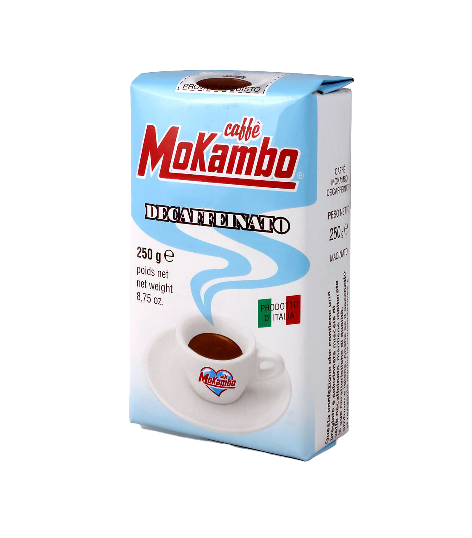 caffè Macinato Decaffeinato Mokambo